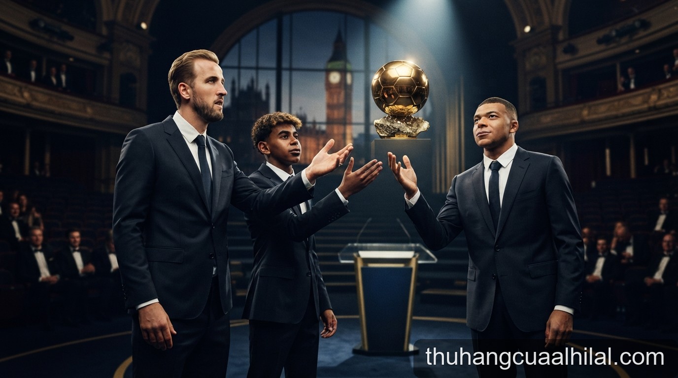 Quả bóng vàng 2026: Harry Kane, Yamal hay Mbappe sẽ đăng quang tại London?